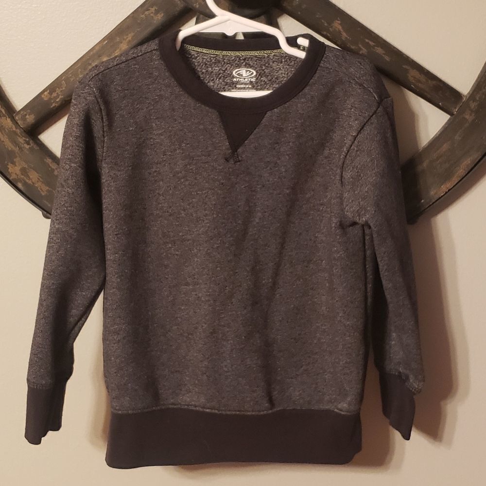 Boys Black And Grey Sweatshirt